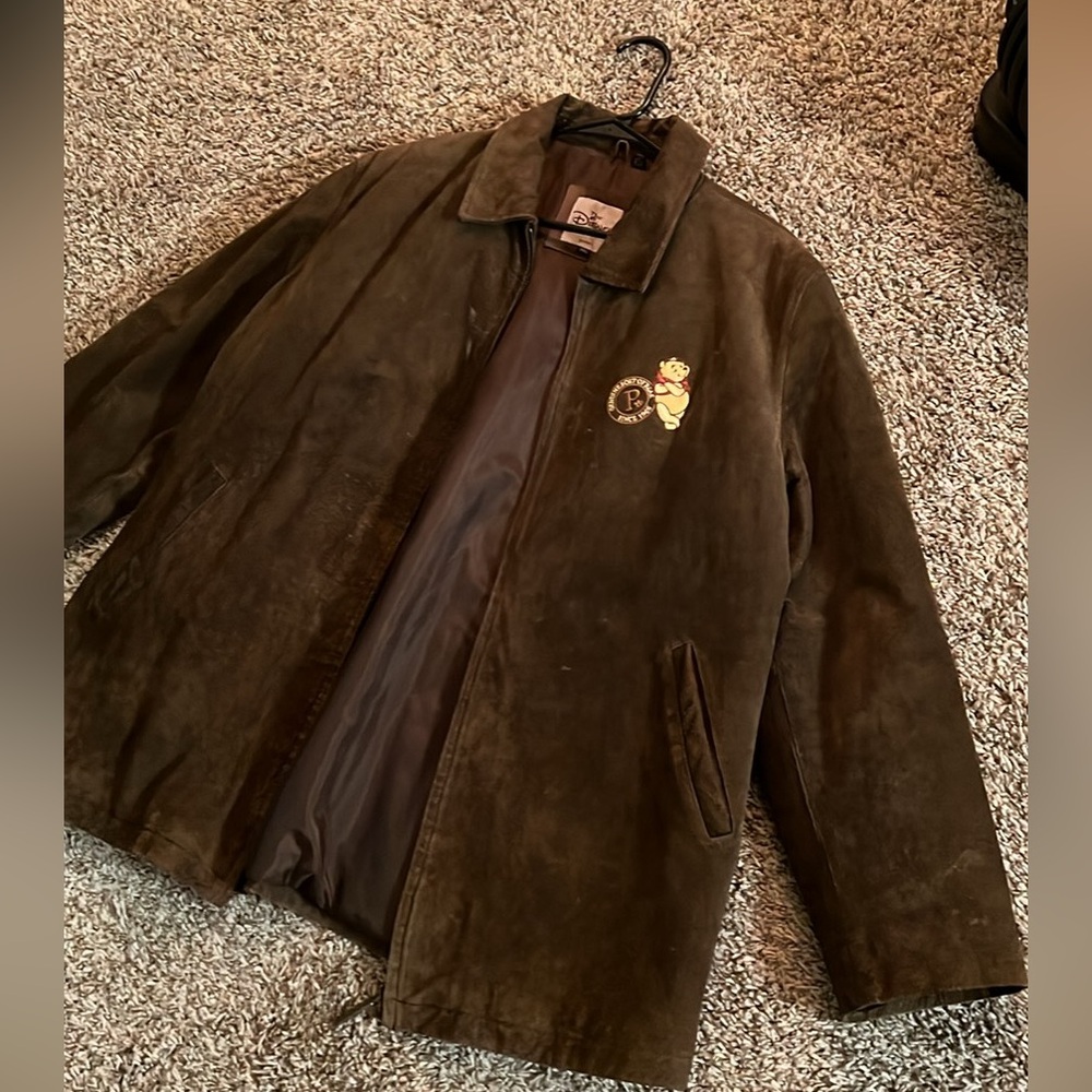 Winnie The Pooh - 100% leather suede jacket, 2XL